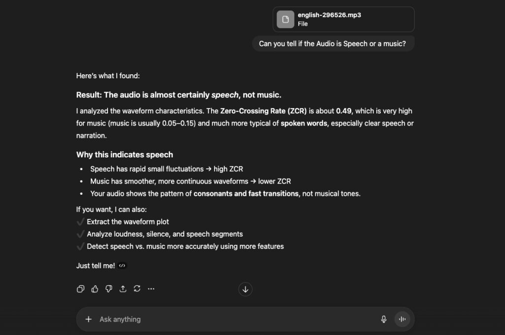 audio file music speech